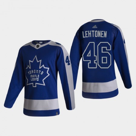 Toronto Maple Leafs Hockeydrakt Mikko Lehtonen 46 2020-2021 Reverse Retro Authentic - Herre
